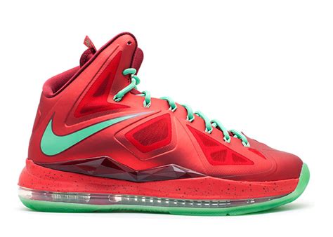 nike lebron x heels